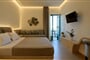 Hotel Armonia - Santorini: fotografie vybavení exteriérů a interiérů ubytování.