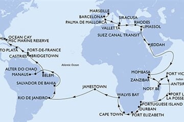 MSC Poesia - Francie, Španělsko, Itálie, Malta, Řecko, ... (z Marseille)