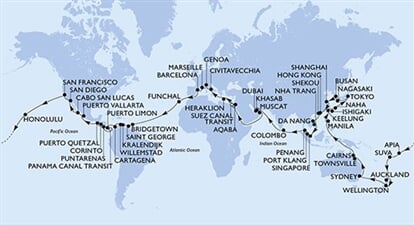 MSC Magnifica - Španělsko, Portugalsko, Barbados, Grenada, Kolumbie, ... (z Barcelony)