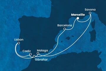 Costa Fortuna - Francie, Itálie, Španělsko, Portugalsko, Velká Británie (z Marseille)