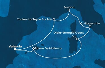 Costa Pacifica - Španělsko, Itálie, Francie (Valencie)