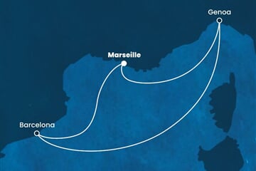 Costa Favolosa - Francie, Itálie, Španělsko (z Marseille)