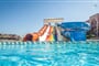 Hotel Sunny Days Mirette Family Aqua Park: fotografie vybavení exteriérů a interiérů ubytování.
