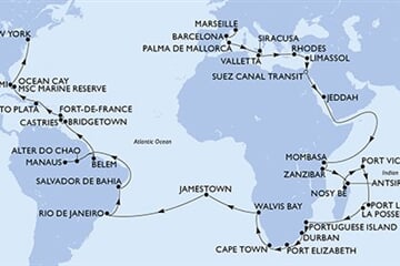 MSC Poesia - Francie, Španělsko, Itálie, Malta, Řecko, ... (z Marseille)