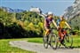 Tauernská cyklostezka - cyklotrasa pod hrade Hohenwerfen