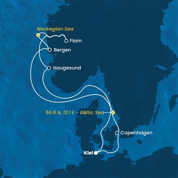Trasa plavby CDI-KEL07A0W