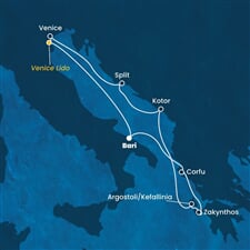 Costa Deliziosa - Itálie, Řecko, Černá Hora, Chorvatsko (Bari)