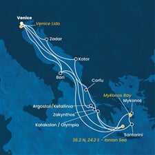 Costa Deliziosa - Itálie, Řecko, Černá Hora, Chorvatsko (z Benátek)