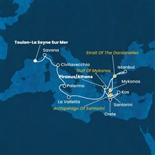 Costa Fortuna - Francie, Itálie, Malta, Řecko, Turecko (Toulon)