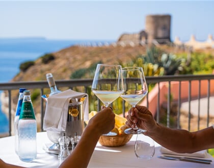 Restaurace, Santa Caterina di Pittunuri, Sardinie