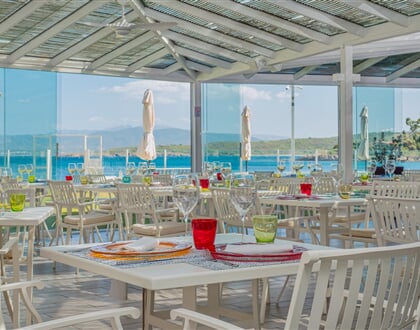 Hotelová restaurace, Pittulongu, Sardinie