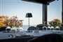Hotelová restaurace, Cala Gonone, Sardinie