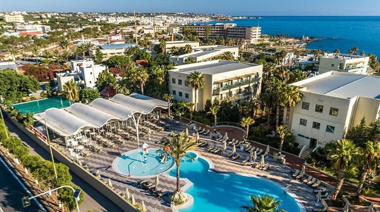 Hotel Star Beach Village: fotografie vybavení exteriérů a interiérů ubytování.