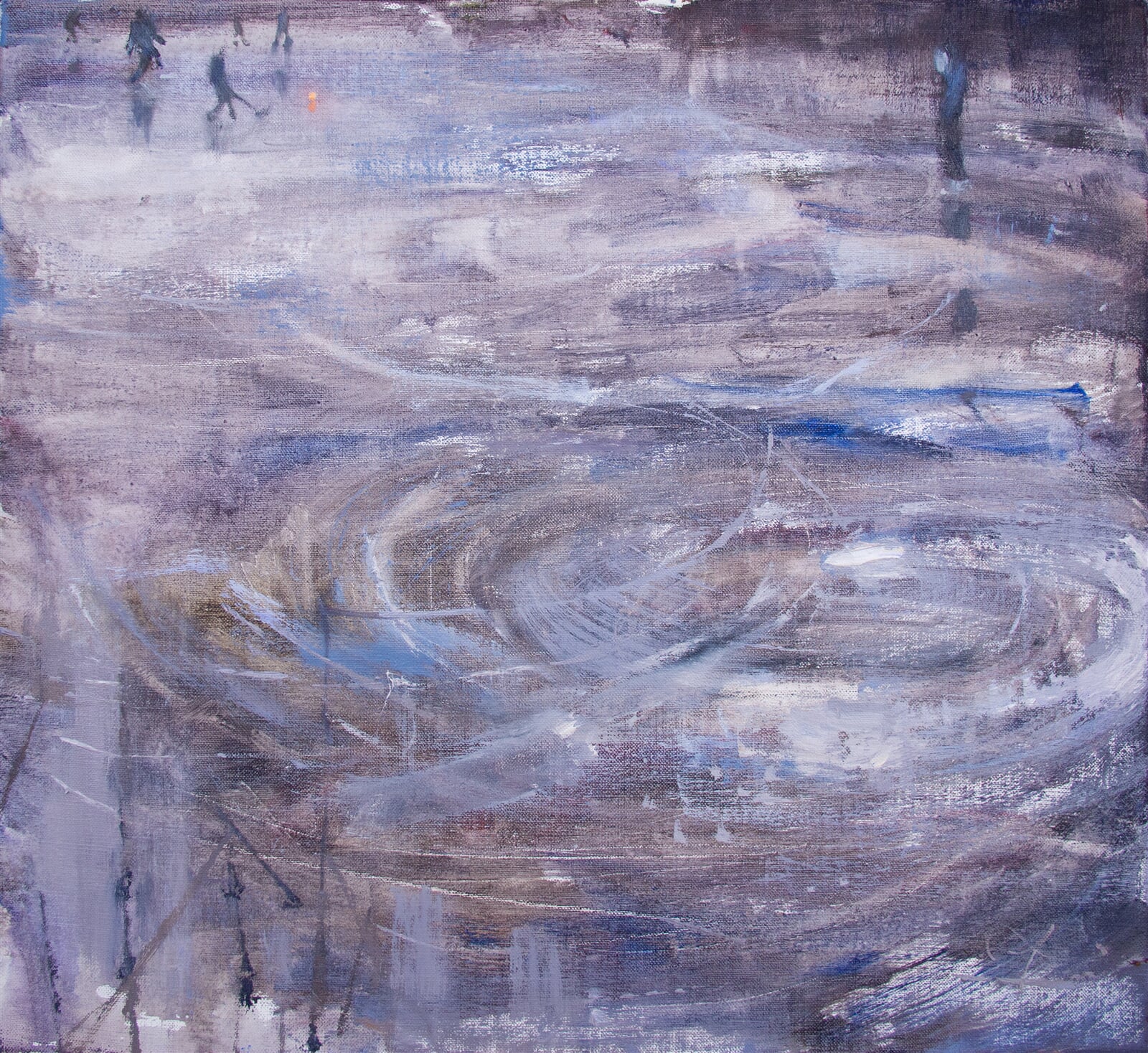 Adéla Topolová: Kroužit, 55 × 60 cm
