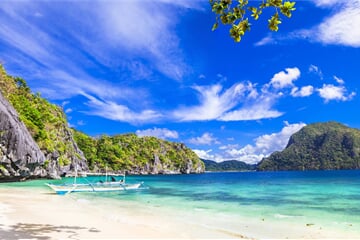 Filipíny - rýžové terasy i exotické pláže ostrova Palawan