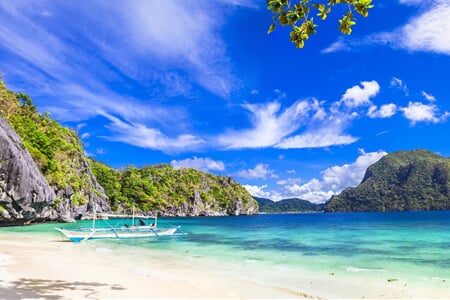 Filipíny - rýžové terasy i exotické pláže ostrova Palawan