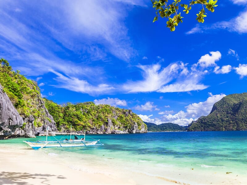 Filipíny - rýžové terasy i exotické pláže ostrova Palawan