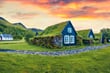 Tradiční domky na Islandu
