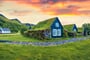 Tradiční domky na Islandu