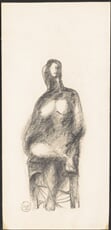 Sedící ženská figura