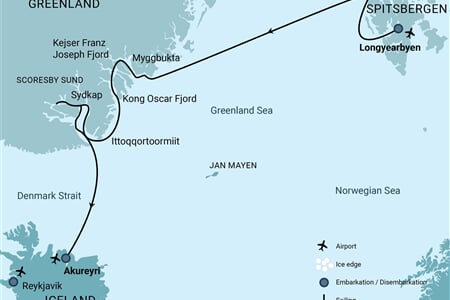Northeast Greenland Solar Eclipse Explorer Voyage (m/v Hondius)