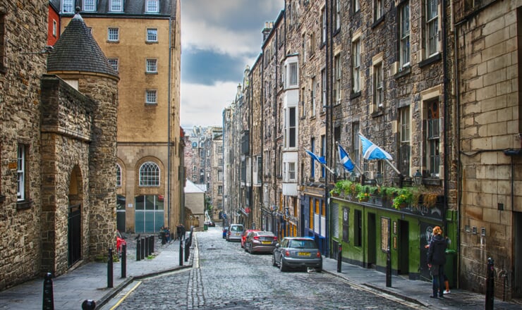 Tajemné uličky města Edinburgh