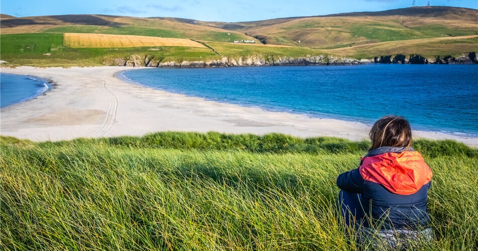 St Ninians Beach - Shetlandy - Skotsko