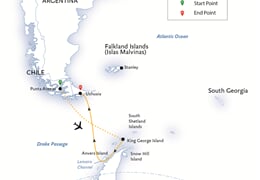 Antarctic Express: Fly South, Cruise North (World Explorer)