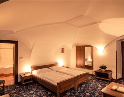 hotel gold cesky krumlov pokoj