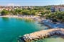 Malin hotel - pláž ROVA, 1,5 km od hotelu Malin - Malinska (ostrov Krk) - 101 CK Zemek - Chorvatsko