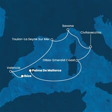 Costa Pacifica - Španělsko, Itálie, Francie (Palma de Mallorca)