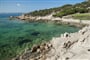 Soukromá hotelová pláž, Baja Sardinia, Sardinie