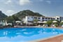 Hotelový bazén, Baja Sardinia, Sardinie