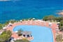 Hotelový bazén, Baja Sardinia, Sardinie
