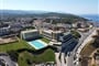 Letecký pohled na hotel, Alghero, Sardinie