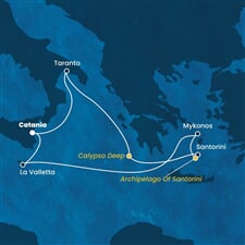 Costa Fascinosa - Itálie, Řecko, Malta (Catania)