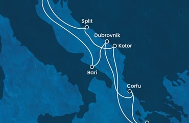 Costa Deliziosa - Itálie, Řecko, Černá Hora, Chorvatsko (z Terstu)