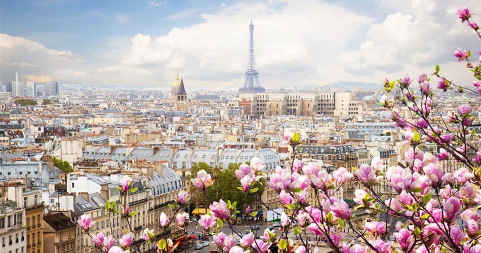 Francie - jarní Paříž