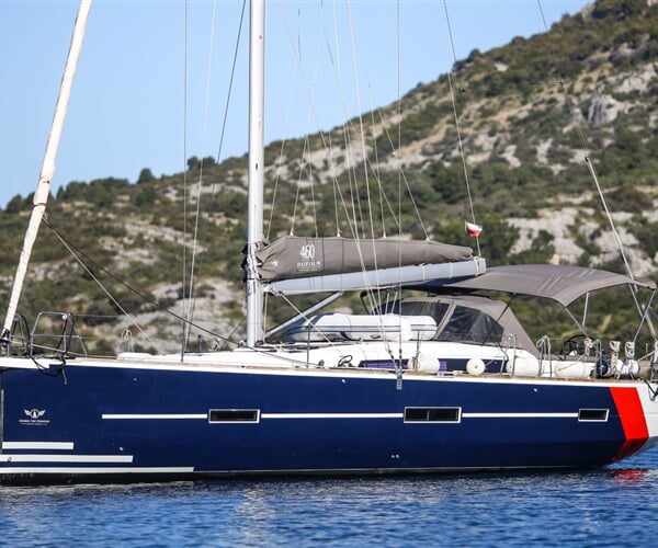 Dufour 460 Grand Large - FIVEK (aircondition, generator, blue hull)