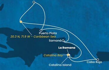 Costa Fascinosa - Dominikán.rep., Turks a Caicos (z La Romana)