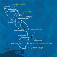 Costa Fortuna - Nizozemské Antily, Trinidad a Tobago, Sv.Vincenc a Grenadiny, Panenské o. (britské) (Pointe-a-Pitre)