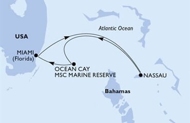 MSC Seascape - USA, Bahamy (z Miami)