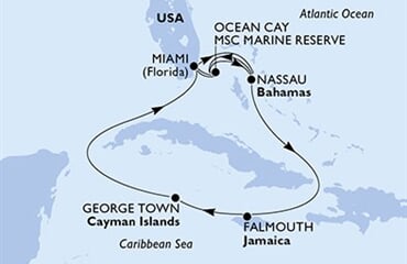 MSC Seascape - USA, Bahamy, Jamajka, Kajmanské o. (z Miami)