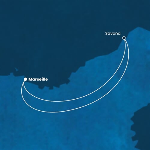 Trasa plavby CFO-MRS02A0Q