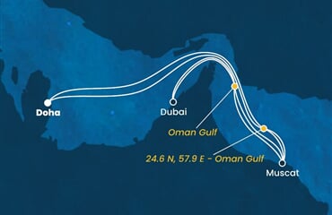 Costa Smeralda - Katar, Omán, Arabské emiráty (Dauhá)