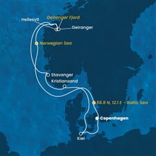 Costa Diadema - Dánsko, Norsko, Německo (z Kodaně)