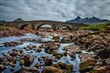 bridge, river, rocks