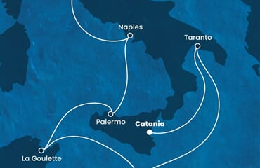 Costa Fascinosa - Itálie, Malta, Tunisko (Catania)