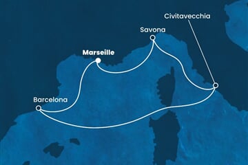 Costa Fortuna - Francie, Itálie, Španělsko (z Marseille)