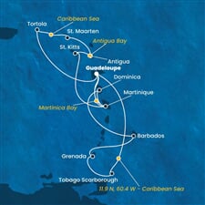 Costa Fortuna - Nizozemské Antily, Trinidad a Tobago, Dominika, Panenské o. (britské) (Pointe-a-Pitre)